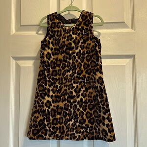 Baby Gap Velvet Animal Print Dress 4T